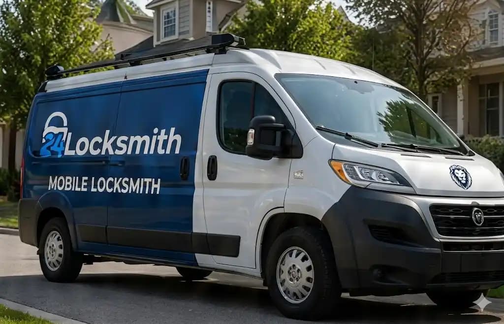 24 Locksmith mobile service van